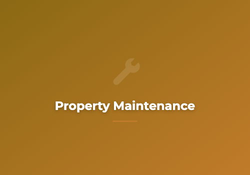 Property repairs and improvements